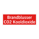 Brandblusser CO2 Kooldioxide & Brandblusser CO2 Kooldioxide & Brandblusser CO2 Kooldioxide
