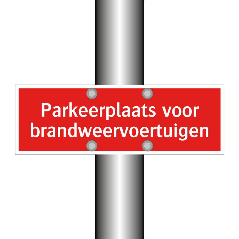 Parkeerplaats voor brandweervoertuigen & Parkeerplaats voor brandweervoertuigen
