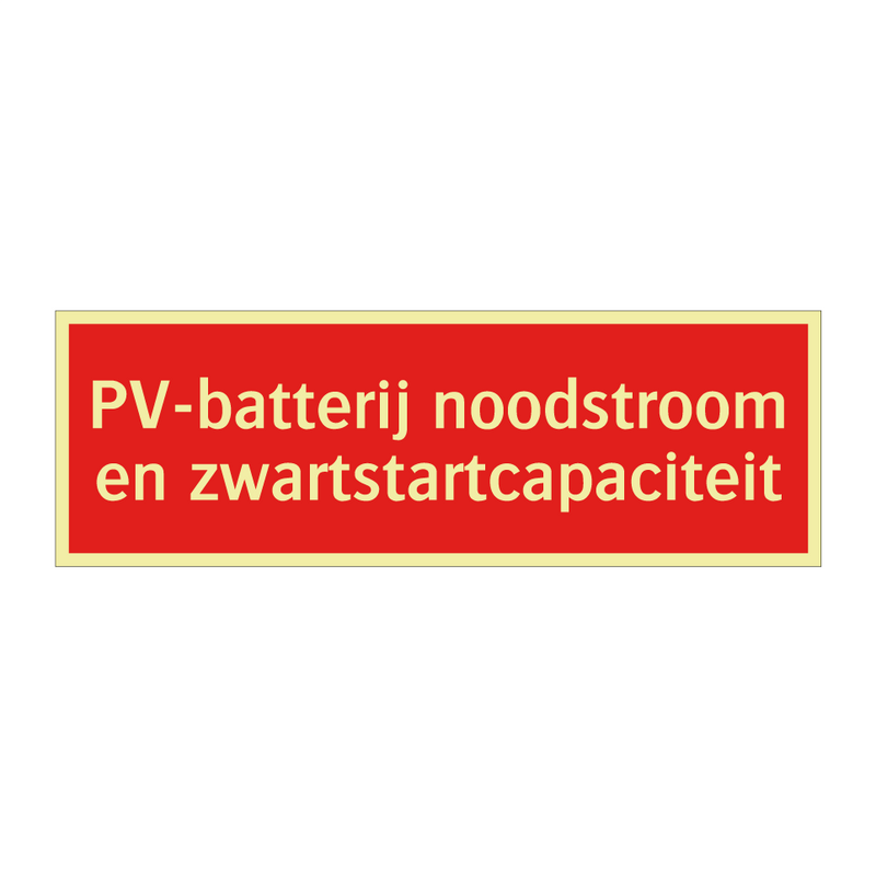 PV-batterij noodstroom en zwartstartcapaciteit & PV-batterij noodstroom en zwartstartcapaciteit