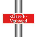 Klasse F - Vetbrand & Klasse F - Vetbrand & Klasse F - Vetbrand