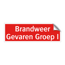 Brandweer Gevaren Groep I & Brandweer Gevaren Groep I & Brandweer Gevaren Groep I