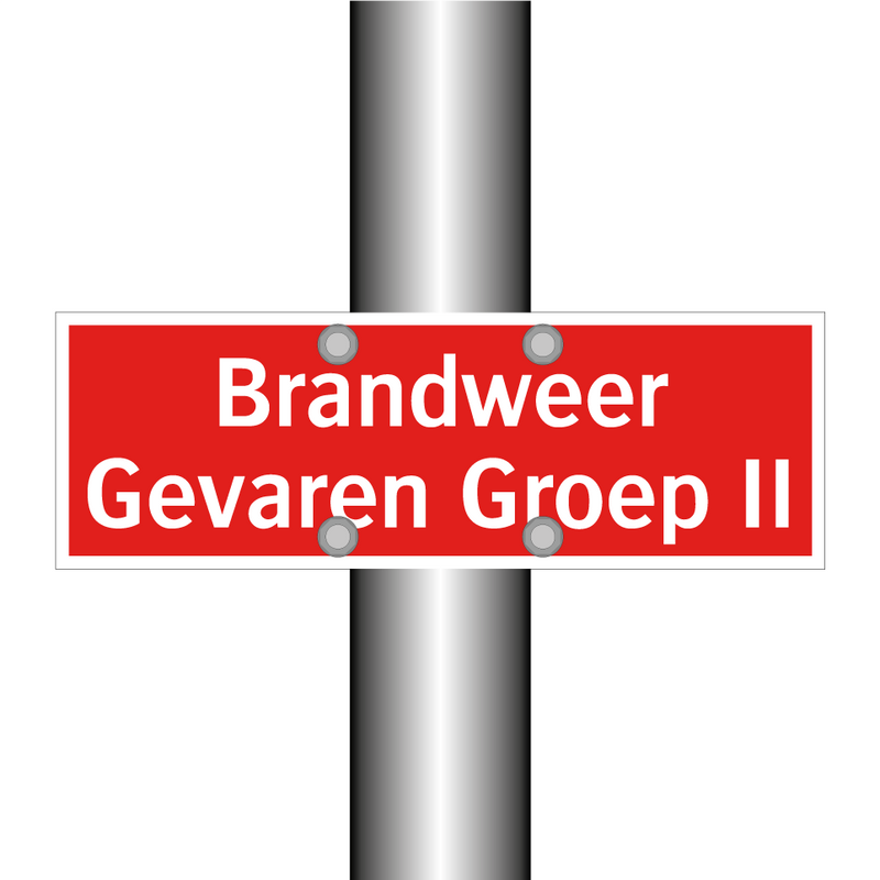 Brandweer Gevaren Groep II & Brandweer Gevaren Groep II & Brandweer Gevaren Groep II