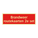 Brandweer routekaarten 2e set & Brandweer routekaarten 2e set & Brandweer routekaarten 2e set