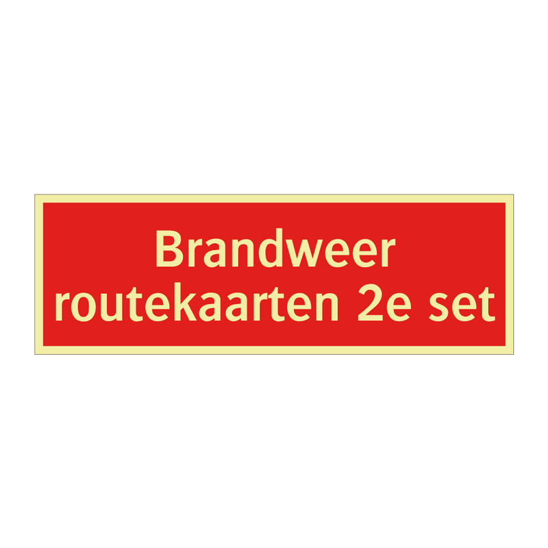 Brandweer routekaarten 2e set & Brandweer routekaarten 2e set & Brandweer routekaarten 2e set