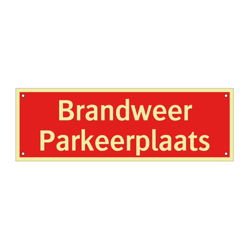 Brandweer Parkeerplaats & Brandweer Parkeerplaats & Brandweer Parkeerplaats