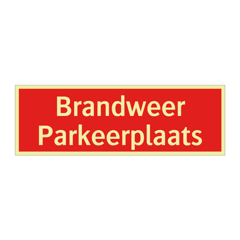 Brandweer Parkeerplaats & Brandweer Parkeerplaats & Brandweer Parkeerplaats