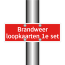 Brandweer loopkaarten 1e set & Brandweer loopkaarten 1e set & Brandweer loopkaarten 1e set