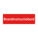 Brandinstructiebord & Brandinstructiebord & Brandinstructiebord & Brandinstructiebord