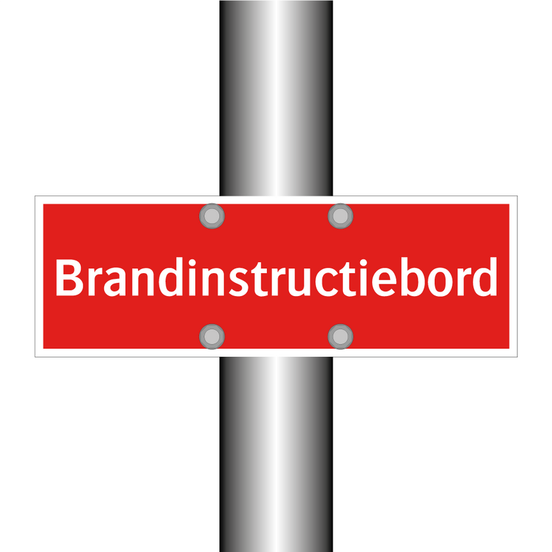 Brandinstructiebord & Brandinstructiebord & Brandinstructiebord