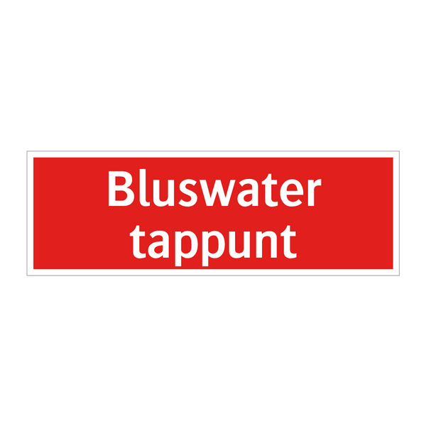 Bluswater tappunt & Bluswater tappunt & Bluswater tappunt & Bluswater tappunt & Bluswater tappunt