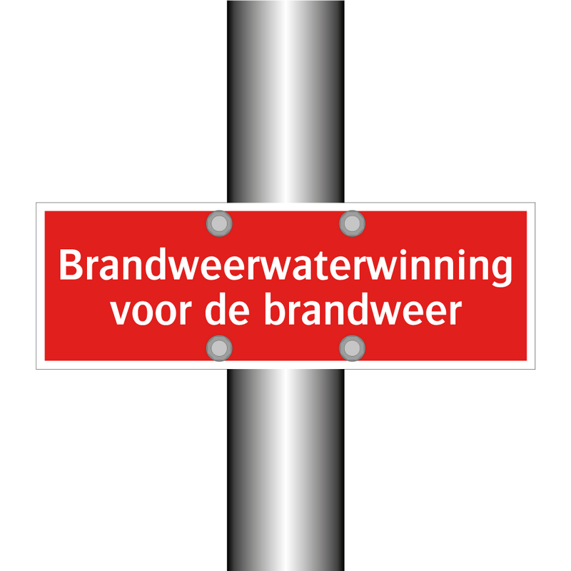 Brandweerwaterwinning voor de brandweer & Brandweerwaterwinning voor de brandweer