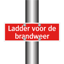 Ladder voor de brandweer & Ladder voor de brandweer & Ladder voor de brandweer