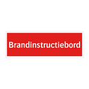 Brandinstructiebord & Brandinstructiebord & Brandinstructiebord & Brandinstructiebord