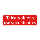 Tekst volgens uw specificaties & Tekst volgens uw specificaties & Tekst volgens uw specificaties