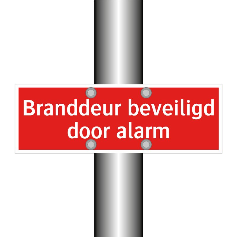 Branddeur beveiligd door alarm & Branddeur beveiligd door alarm & Branddeur beveiligd door alarm