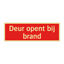 Deur opent bij brand & Deur opent bij brand & Deur opent bij brand & Deur opent bij brand
