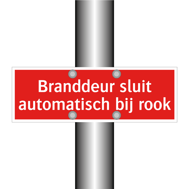 Branddeur sluit automatisch bij rook & Branddeur sluit automatisch bij rook