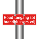 Houd toegang tot brandblussers vrij