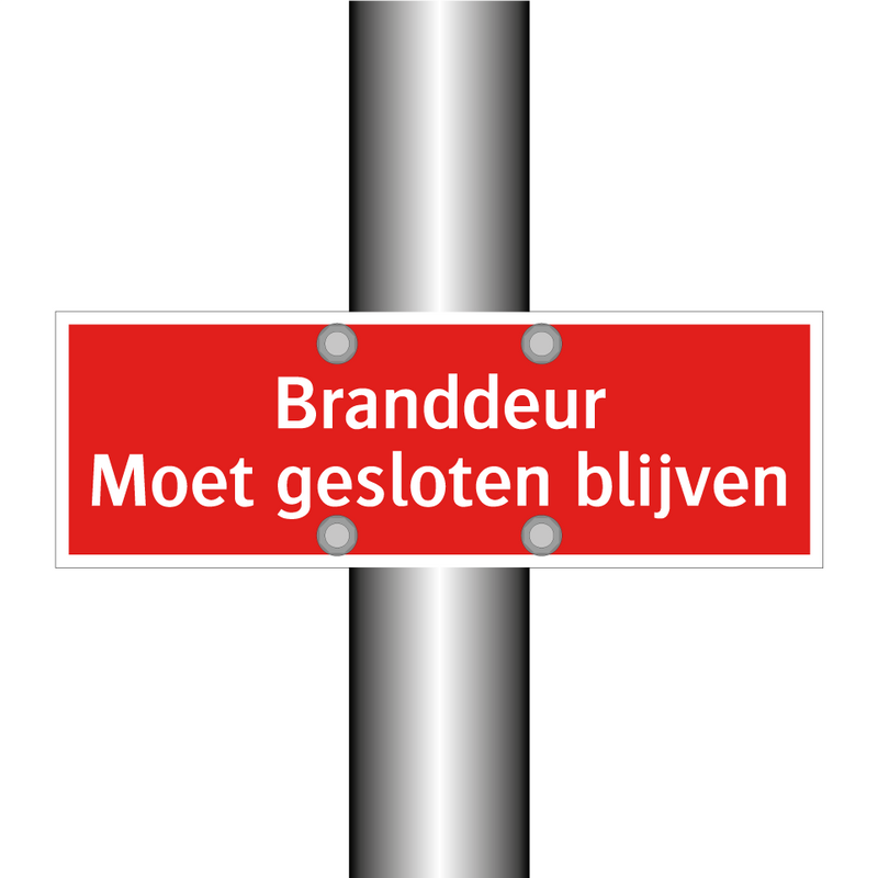 Branddeur - Moet gesloten blijven