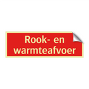 Rook- en warmteafvoer & Rook- en warmteafvoer & Rook- en warmteafvoer & Rook- en warmteafvoer