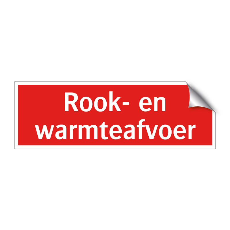 Rook- en warmteafvoer & Rook- en warmteafvoer & Rook- en warmteafvoer & Rook- en warmteafvoer