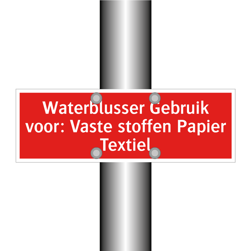 Waterblusser Gebruik voor: Vaste stoffen Papier Textiel
