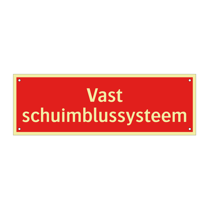 Vast schuimblussysteem & Vast schuimblussysteem & Vast schuimblussysteem & Vast schuimblussysteem