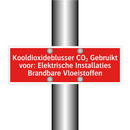 Kooldioxideblusser CO₂ Gebruikt voor: Elektrische Installaties /.../