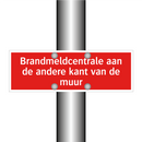 Brandmeldcentrale aan de andere kant van de muur