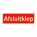 Afsluitklep & Afsluitklep & Afsluitklep & Afsluitklep