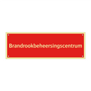 Brandrookbeheersingscentrum & Brandrookbeheersingscentrum & Brandrookbeheersingscentrum