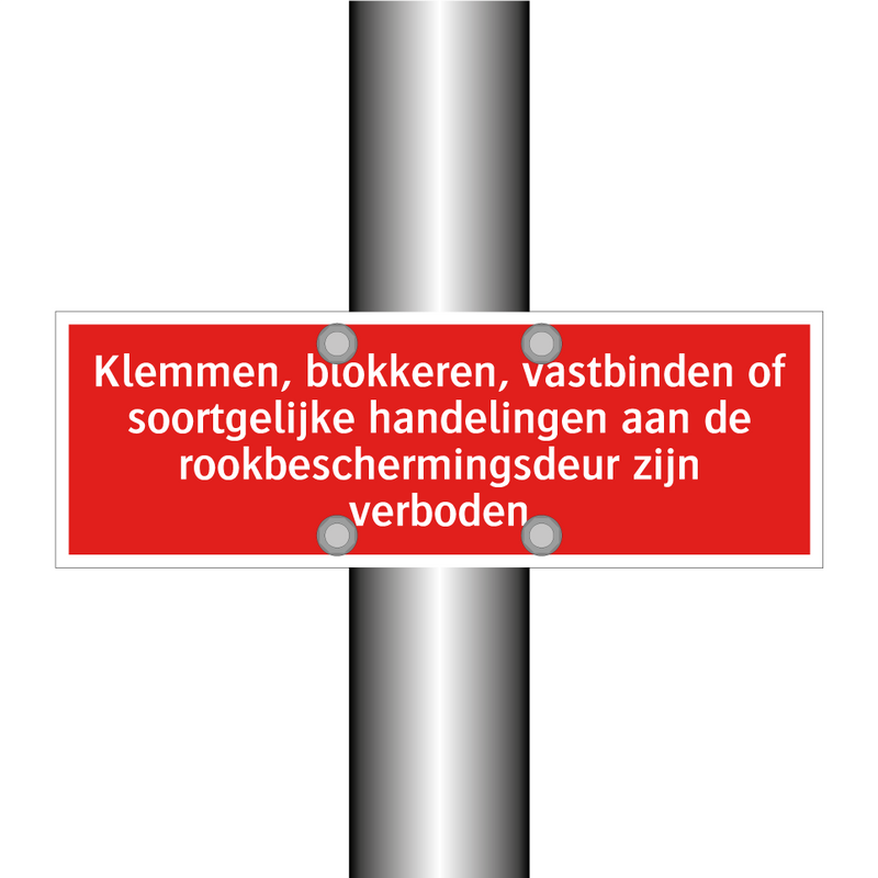 Klemmen, blokkeren, vastbinden of soortgelijke handelingen aan /.../
