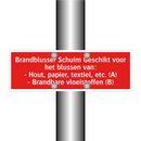 Brandblusser Schuim Geschikt voor het blussen van: - Hout, papier, /.../