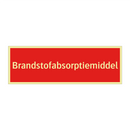 Brandstofabsorptiemiddel & Brandstofabsorptiemiddel & Brandstofabsorptiemiddel
