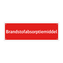 Brandstofabsorptiemiddel & Brandstofabsorptiemiddel & Brandstofabsorptiemiddel