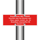 Brandblusser ABC POEDER Geschikt voor het blussen van: -Hout, /.../
