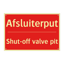 Afsluiterput - Shut-off valve pit