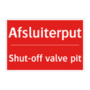 Afsluiterput - Shut-off valve pit
