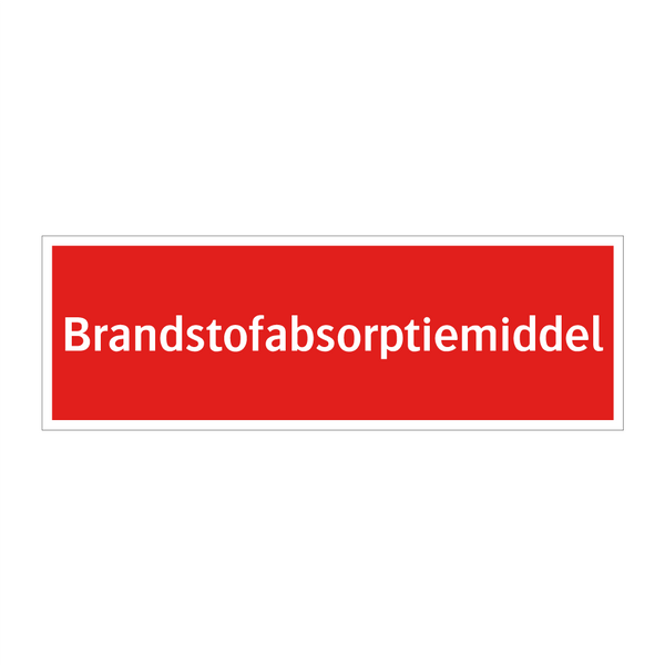 Brandstofabsorptiemiddel & Brandstofabsorptiemiddel & Brandstofabsorptiemiddel