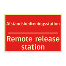 Afstandsbedieningsstation - Remote release station