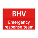 BHV - Emergency response team