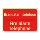 Brandalarmtelefoon - Fire alarm telephone