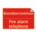 Brandalarmtelefoon - Fire alarm telephone
