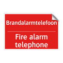 Brandalarmtelefoon - Fire alarm telephone