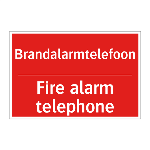 Brandalarmtelefoon - Fire alarm telephone