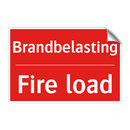 Brandbelasting - Fire load