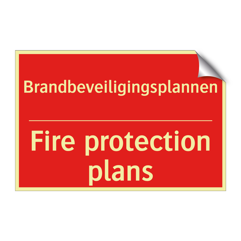 Brandbeveiligingsplannen - Fire protection plans