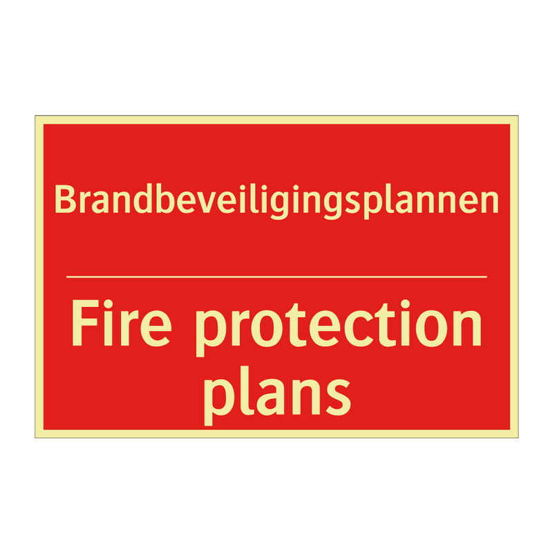 Brandbeveiligingsplannen - Fire protection plans