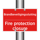 Brandbeveiligingssluiting - Fire protection closure