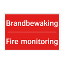 Brandbewaking - Fire monitoring
